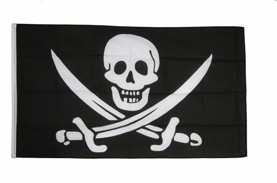 Drapeau pirate Dyung Tec, 2 PCS 2 'x 3' Crâne et os Senegal