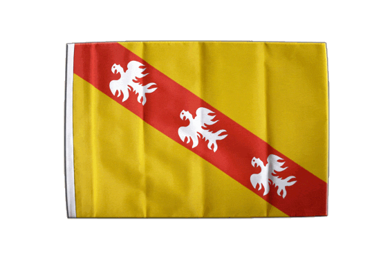 Drapeau France libre 1940-43 - Croix de Lorraine avec ourlet - maison-des- drapeaux.com