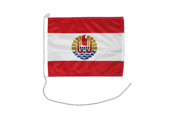 Drapeau Pour Bateau France Polynesie Francaise 30 X 40 Cm Maison Des Drapeaux Com