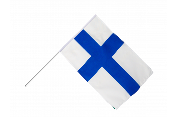 Drapeau Finlande Sur Hampe 60 X 90 Cm Maison Des Drapeaux Com