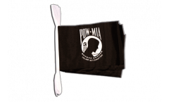 Guirlande USA États-Unis Pow Mia / noir, blanc - 15 x 22 cm