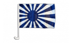 Drapeau de voiture supporteur bleu blanc - 30 x 40 cm