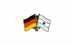 Pin's épinglette de l'amitié Allemagne - Argentine - 22 mm