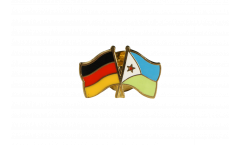 Pin's épinglette de l'amitié Allemagne - Djibouti - 22 mm