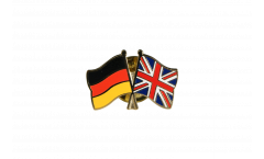 Pin's épinglette de l'amitié Allemagne - Royaume-Uni - 22 mm