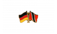 Pin's épinglette de l'amitié Allemagne - Trinité et Tobago - 22 mm