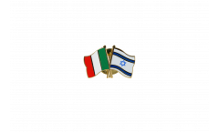 Pin's épinglette de l'amitié Italie - Israel - 22 mm