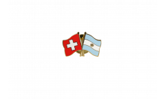Pin's épinglette de l'amitié Suisse - Argentine - 22 mm