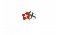 Pin's épinglette de l'amitié Suisse - Finlande - 22 mm
