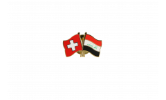 Pin's épinglette de l'amitié Suisse - Irak - 22 mm