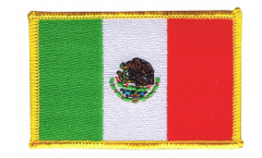 Écusson brodé Mexique - 8 x 6 cm
