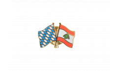 Pin's épinglette de l'amitié Bavière - Liban - 22 mm