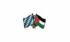 Pin's épinglette de l'amitié Bavière - Jordanie - 22 mm