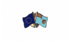 Pin's épinglette de l'amitié Europe - Fidji - 22 mm