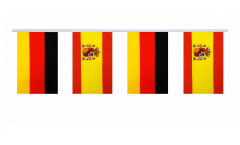 Guirlande d'amitié Allemagne - Espagne - 15 x 22 cm