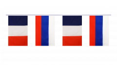 Guirlande d'amitié France - Russie - 15 x 22 cm