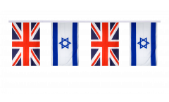 Guirlande d'amitié Royaume-Uni - Israel - 15 x 22 cm