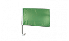 Drapeau de voiture Unicolore Vert - 30 x 40 cm