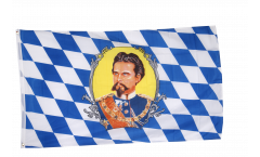 Drapeau Allemagne Bavière Roi Louis