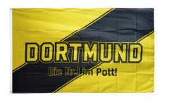 Drapeau supporteur Dortmund - Die Nr.1 im Pott