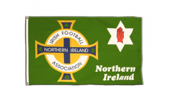 Drapeau Irlande du Nord Association de football vert