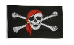 Drapeau Pirate avec foulard