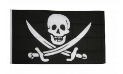 Drapeau Pirate avec deux épées