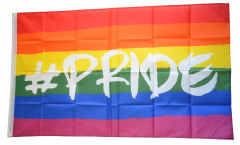 Drapeau Arc en ciel Hashtag Pride