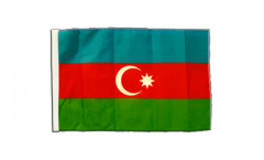 Drapeau Azerbaïdjan avec ourlet