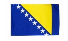 Drapeau Bosnie-Herzégovine avec ourlet