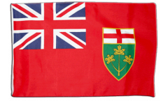 Drapeau Canada Ontario avec ourlet