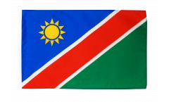 Drapeau Namibie avec ourlet