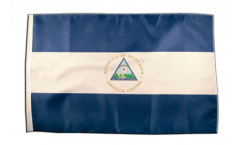Drapeau Nicaragua avec ourlet