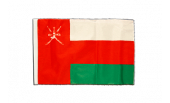 Drapeau Oman avec ourlet