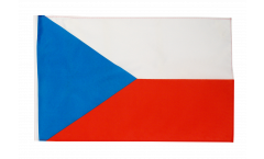 Drapeau République tchèque avec ourlet