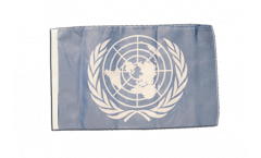 Drapeau ONU avec ourlet