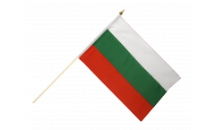 Drapeau Bulgarie sur hampe