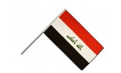 Drapeau Irak 2009 sur hampe