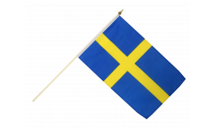 Drapeau Suède sur hampe