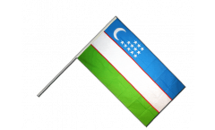 Drapeau Ouzbékistan sur hampe