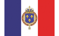 Adhésif autocollant / sticker France Blason royal - 7 x 10 cm