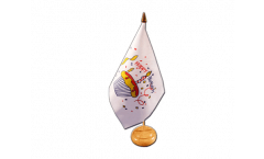 Drapeau de table Happy Birthday gâteau